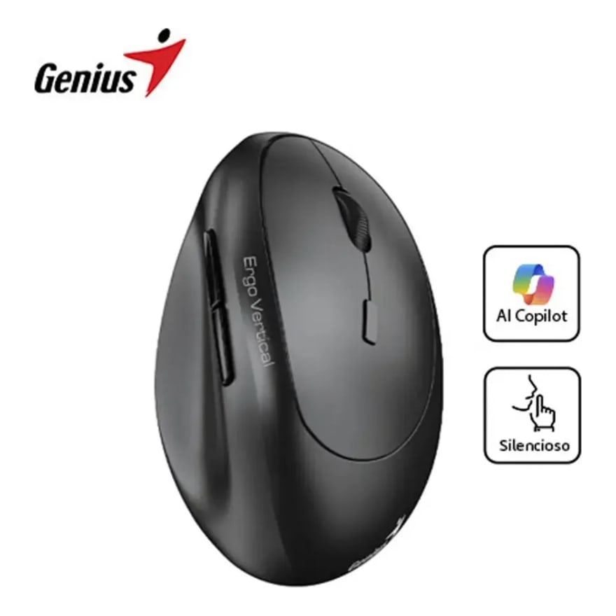 Mouse Genius Wireless Dual Ergo 8350S AI Gris