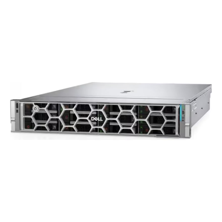 Servidor Dell R570 2U/XEON/6511P 16C 5TH/16GB/480GB SSD SATA H365I/1GB Qp-bt