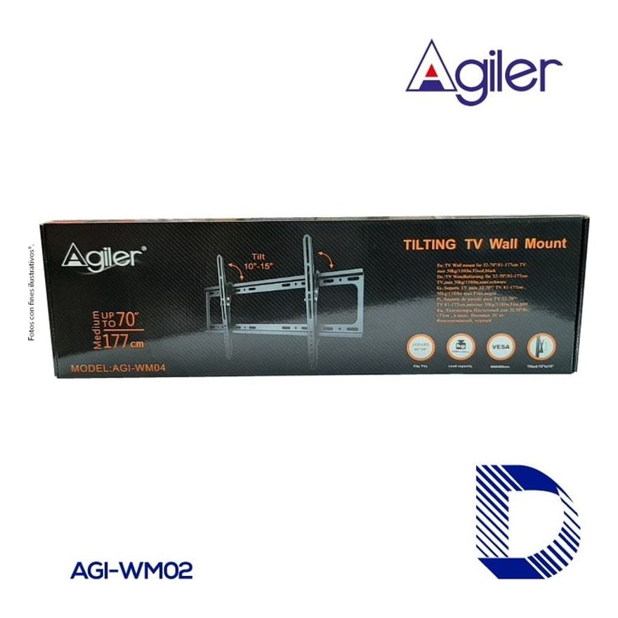 Soporte Agiler TV AGI-WM03 de 32 a 75 Pulgs Fija