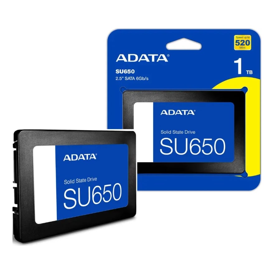 SSD Adata SU650 1TB 2.5 3D Nand 520/450