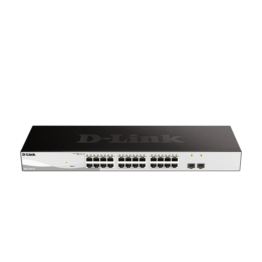 Switch D-Link Switch DGS-1210-26-L2/L3 - 24PTOS 1GBE - 2PTOS SFP Non POE