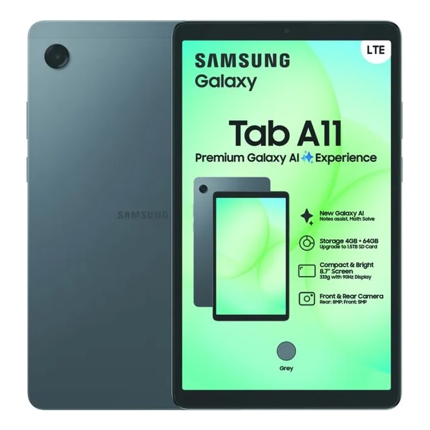 Tablet Samsung Galaxy Tab A11 4GB/64GB 8.7 pulg. 90 HZ WiFi Gray