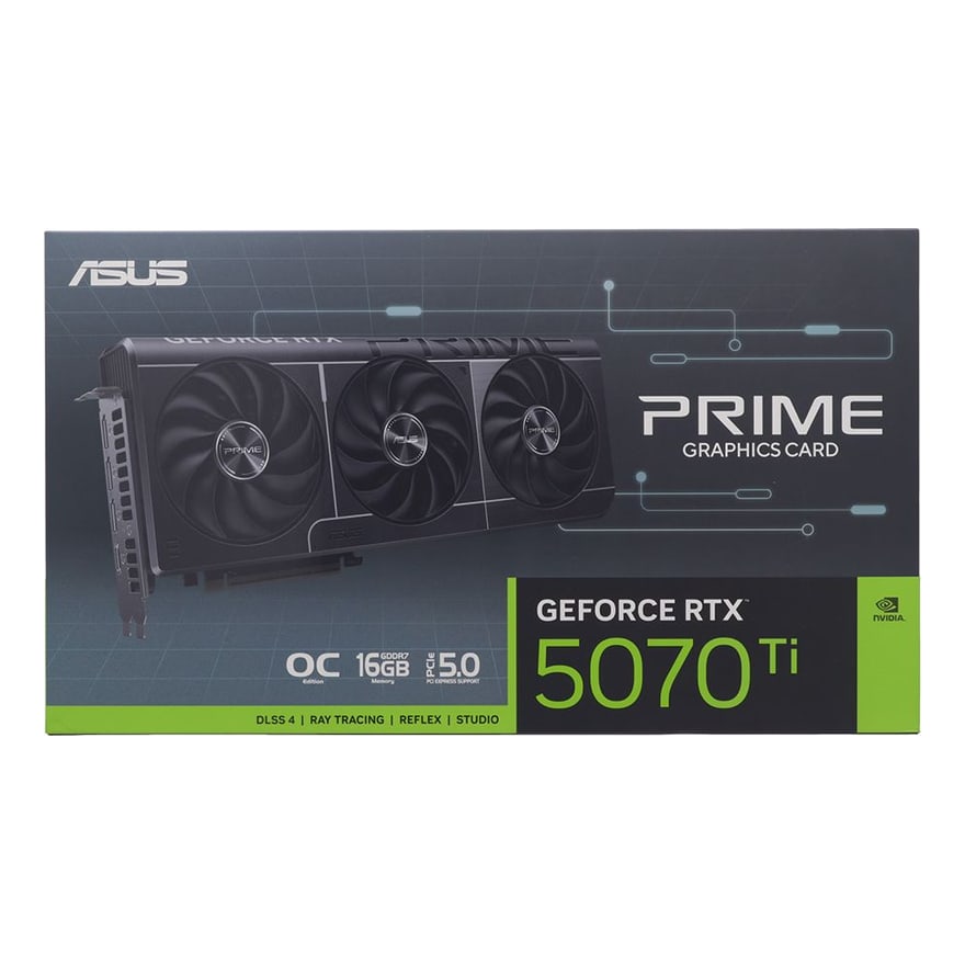 Tarjeta de video ASUS Prime RTX5070 TI 16GB OC Edition GDDR7 90YV0MF0-M0AA00