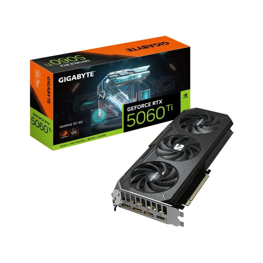 Tarjeta de video Gigabyte GeForce RTX 5060 TI Gaming OC 8G GDDR7 PCIE 5.0