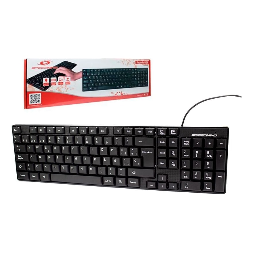 Teclado Speedmind TEU02 USB 104 Teclas