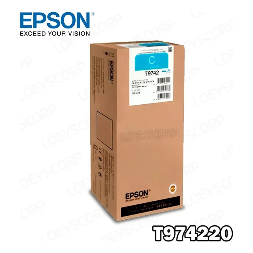 Tinta Epson T9742 Cyan WFC869R 84000 p├íg. C13T974200