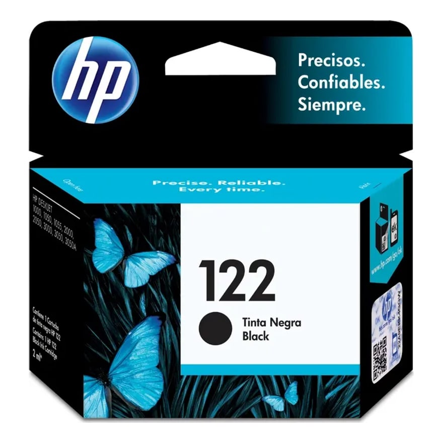 Tinta HP 122 Negro DJ 1000 2000/2050/3050 190 p├íg. CH561HL
