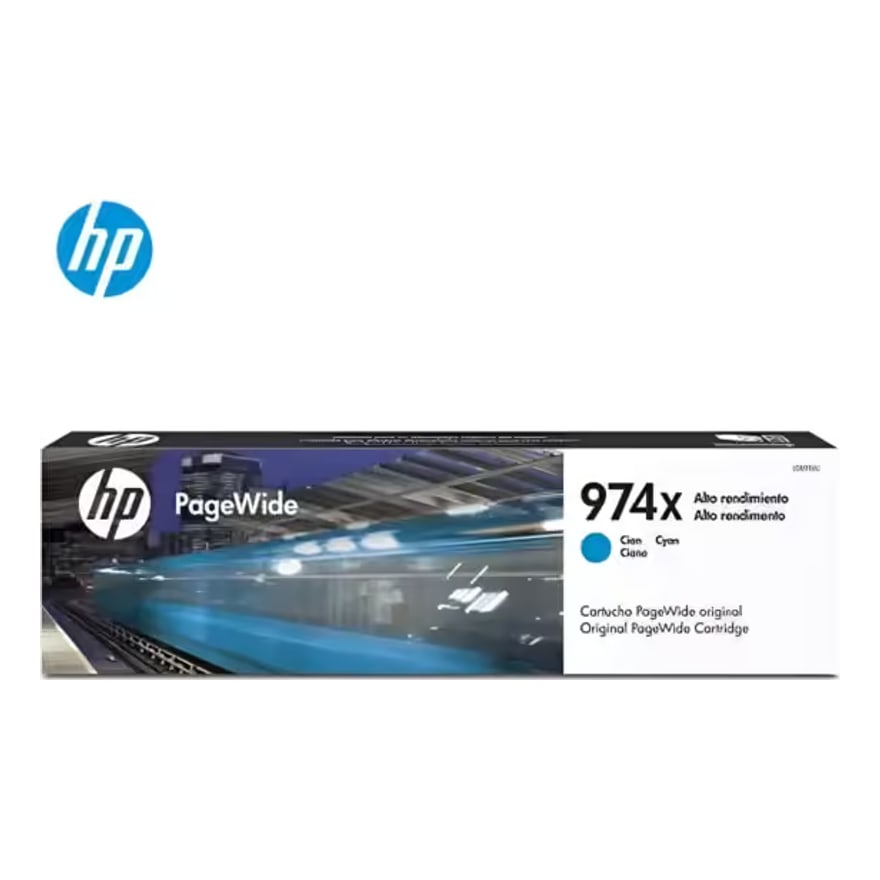 Tinta HP 974XL Cyan PW 452/577/477 7000 p├íg. L0R99AL
