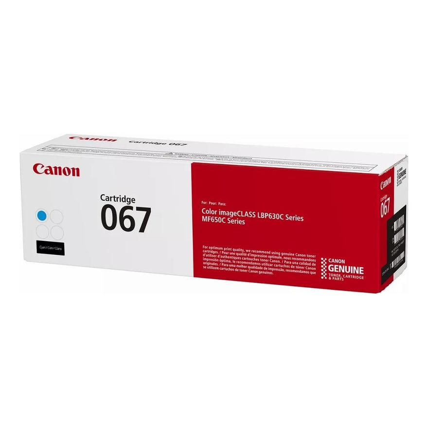 T├│ner Canon Cyan 067 Rendimiento 1250 Impresiones IC