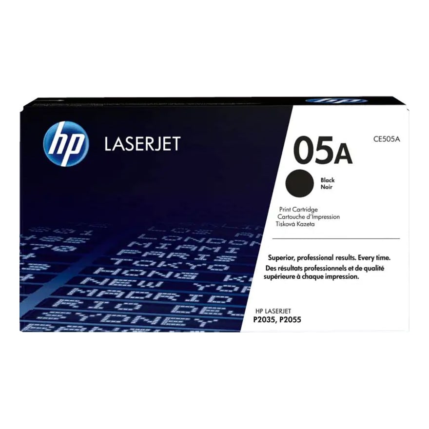 T├│ner HP 05A Negro LaserJet 2035/2055 Dnx 2300 p├íg. CE505A