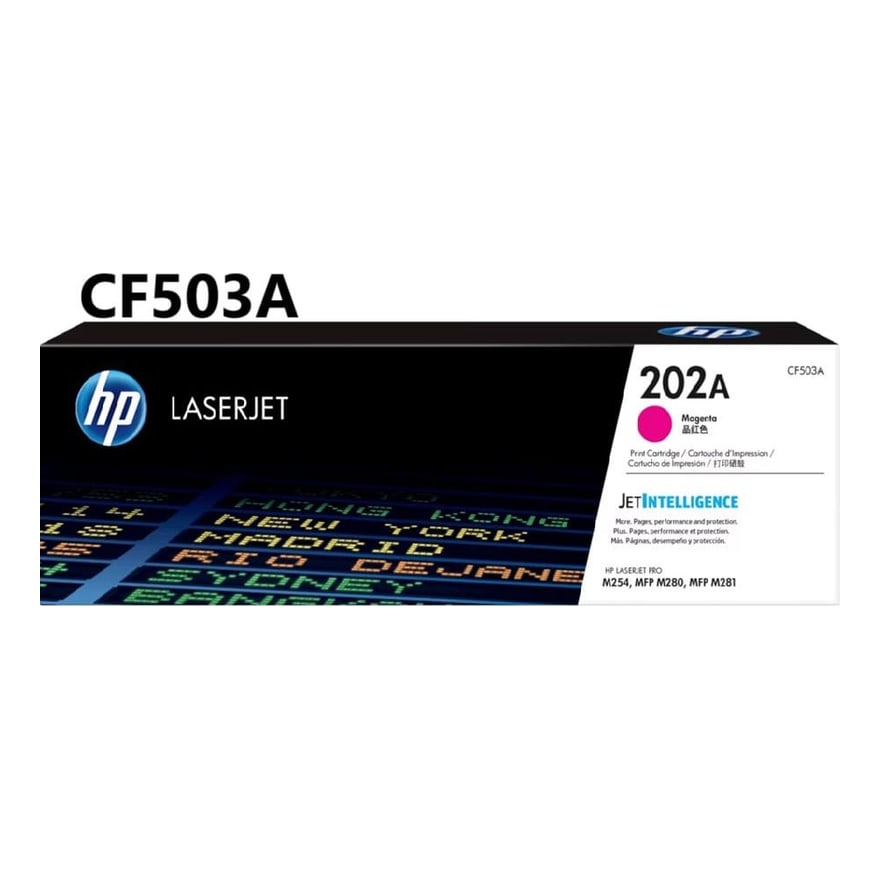 T├│ner HP 202A Magenta LaserJet M254DW/M281FDW 1300 p├íg. CF503A