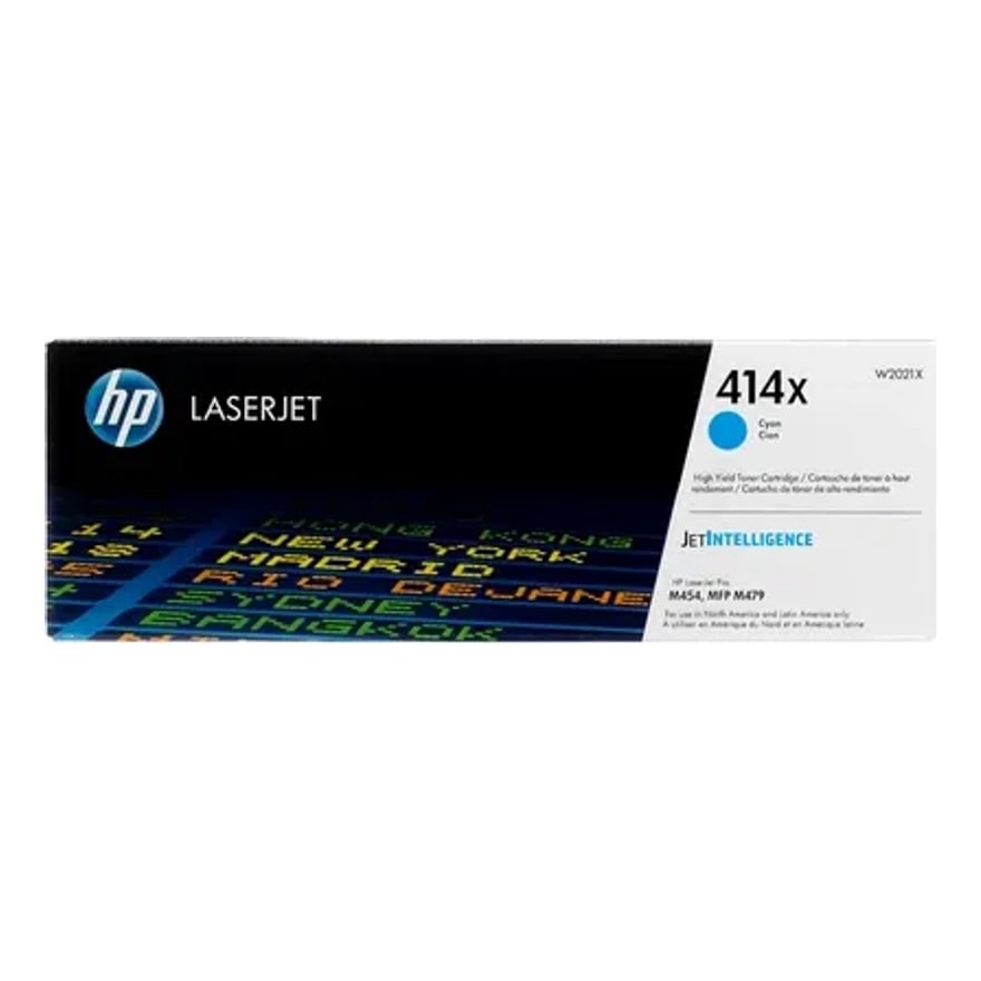 T├│ner HP 414X Cyan LaserJet M455/454/480 6000 p├íg. W2021X