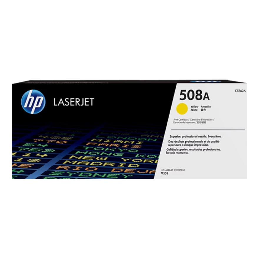 T├│ner HP 508A Amarillo LaserJet M553/577 5000 p├íg. CF362A