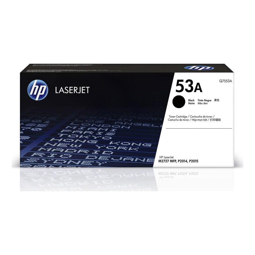 T├│ner HP 53A Negro LaserJet P2015/2727 3000 p├íg. Q7553A