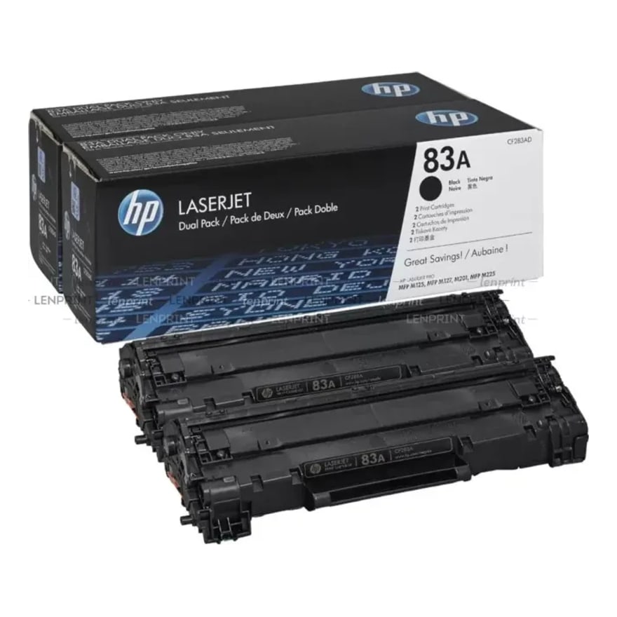 T├│ner HP 83AD Dual Negro LaserJet 127FN/201DW 1500X2 p├íg. CF283AD