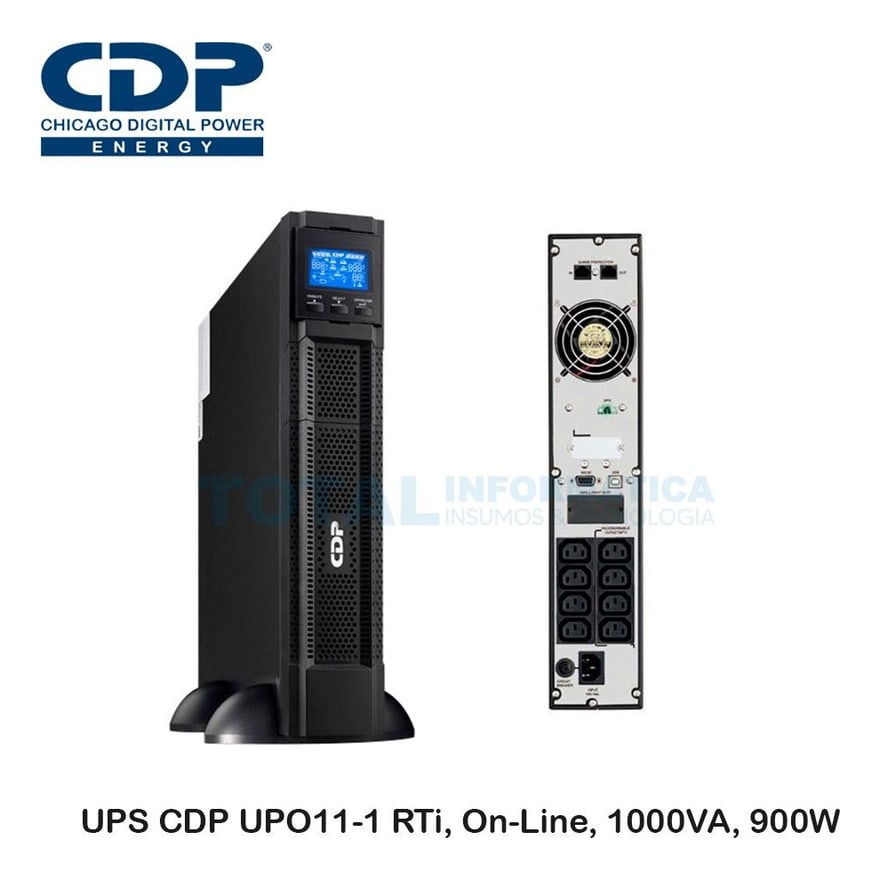 UPS online Cdp UPO11-1RT 1000VA 900W e S:120V