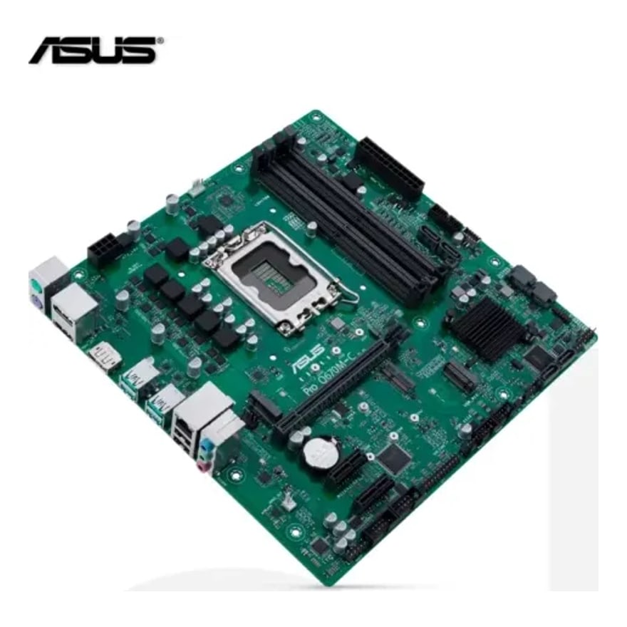 Tarjeta madre ASUS PRO Q670M-C-CSM 13VA-12VA LGA1700 4DDR5-5600 2DP HDMI 2M.2 6USB PCIE4.0 MATX