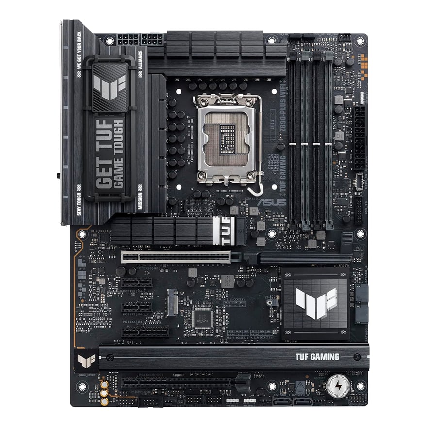 Tarjeta madre ASUS TUF GAMING Z890-PLUS WIFI Intel Core Ultra LGA1851 DDR5-9066 HDMI 5USB 4m.2- ATX