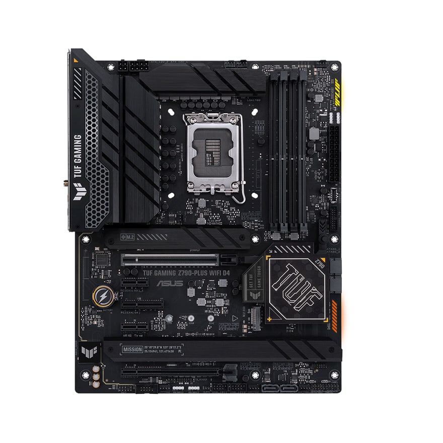 Tarjeta madre ASUS TUF Z790-PLUS GAMING 13VA LGA-1700 DDR5-7200 HDMI DP WIFI BT 4M.2 USB3.2 PCIE4.0 ATX