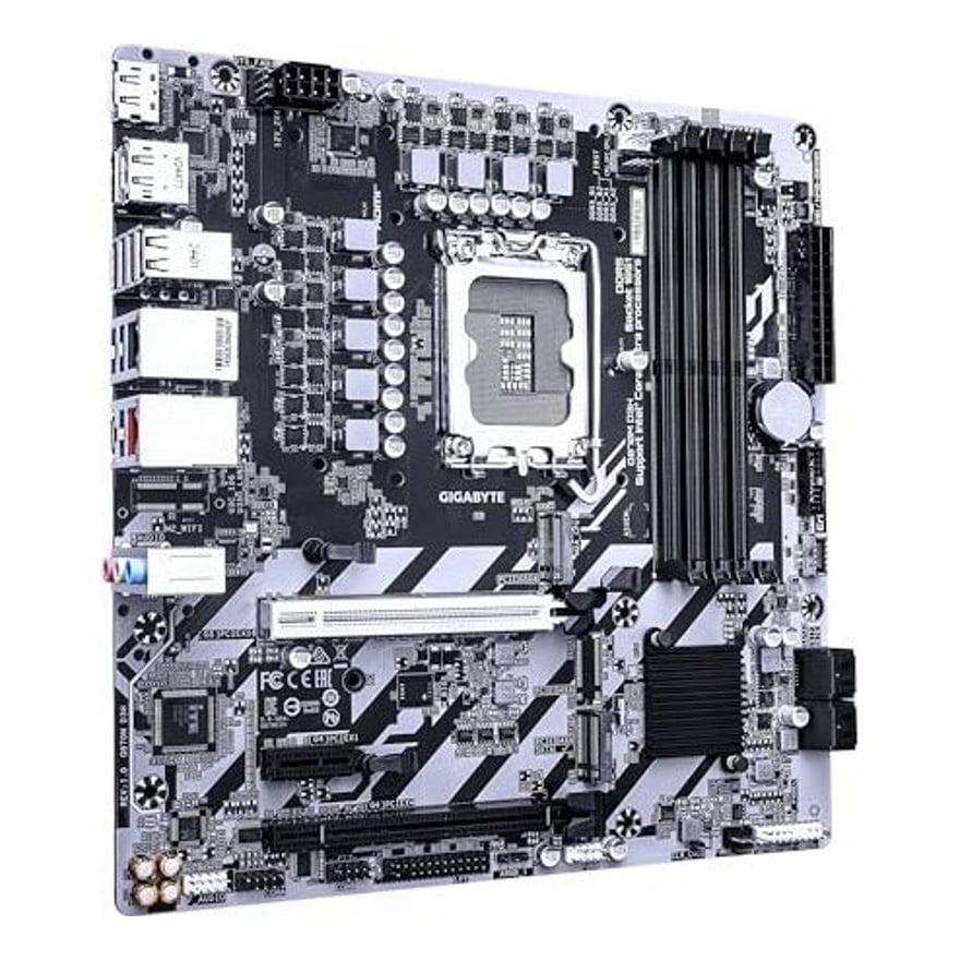 Tarjeta madre GIGABYTE Q870M-D3H LGA18514DDR5-6400 HDMI 2DP 2M.2 13USB PCIe5.0 Micro-ATX