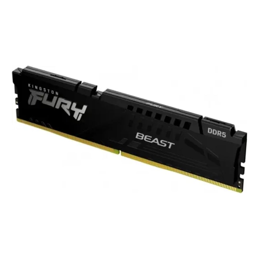 Memoria RAM KINGSTON FURY BEAST NEGRO 16GB DDR5-5600MHZ CL40 288-PIN NON-ECC