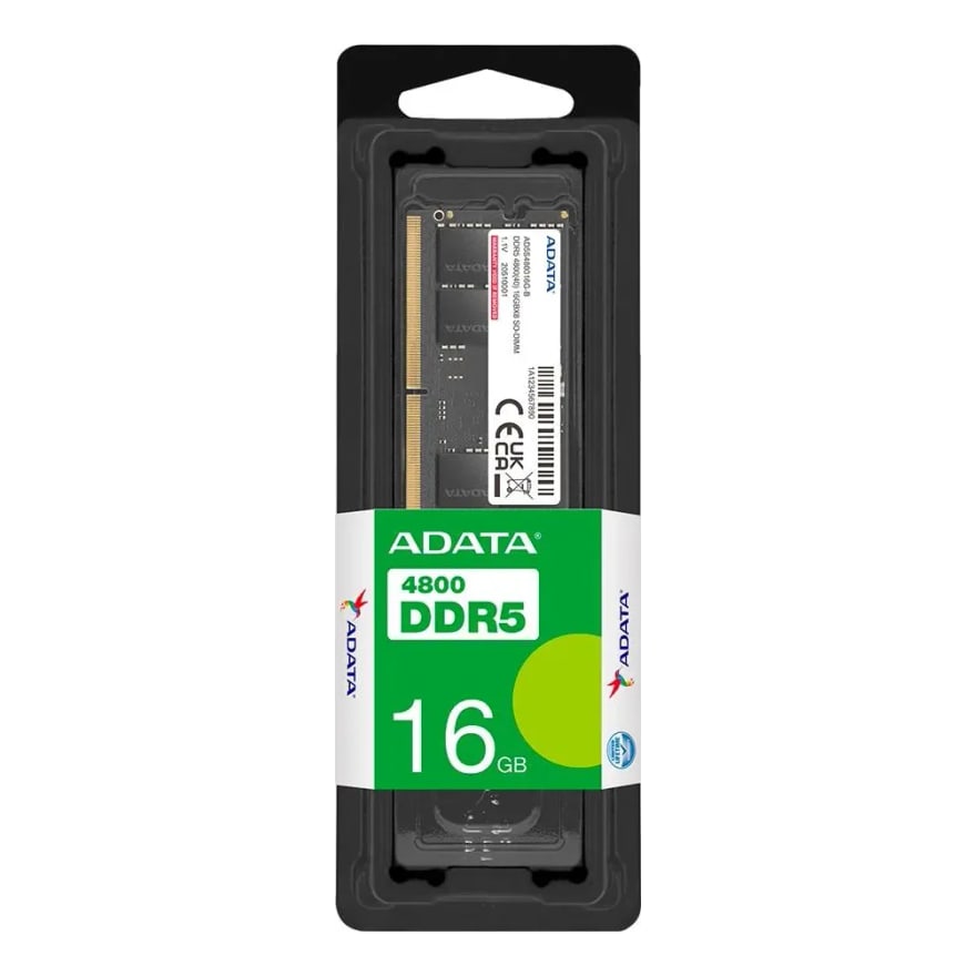 Memoria RAM para laptop ADATA 16GB DDR5-4800 MTS L40 1.1V