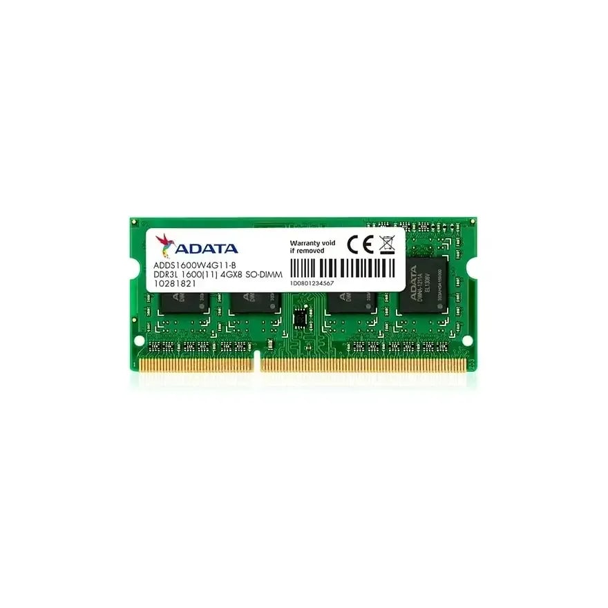 Memoria RAM para laptop ADATA 8GB PC-1600 DDR3L LOW VOLTAGE