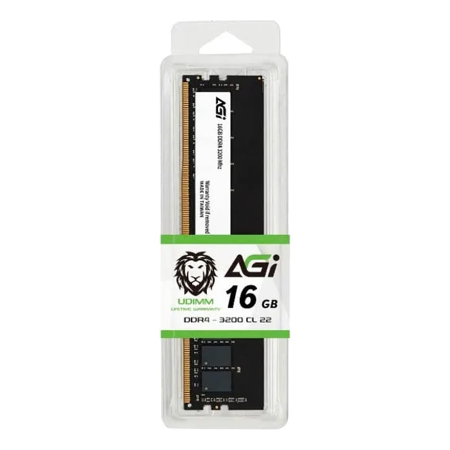Memoria RAM AGI 16GB DDR4-3200Mhz UDIMM SIngle Tray