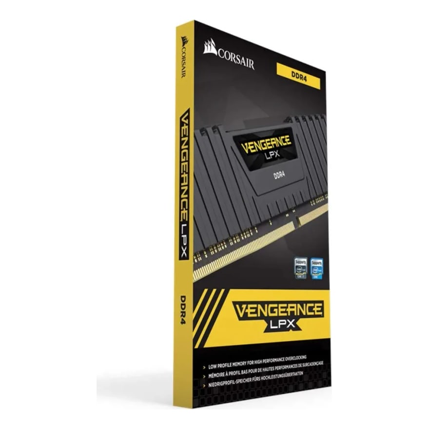 Memoria RAM Corsair Vengeance LPX 16GB DDR4-3200MHz 1x16GB C16 Negro