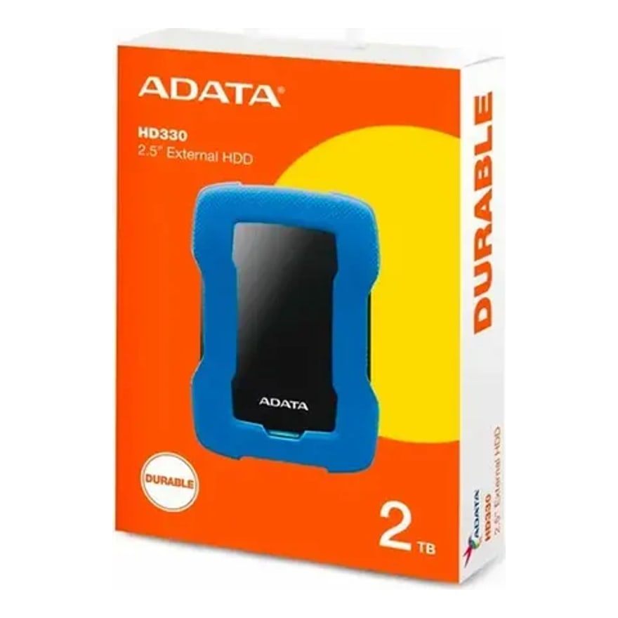 DISCO DURO ADATA HD330-2TB ANTISHOCK USB-3.2 BLUE EXTERNO