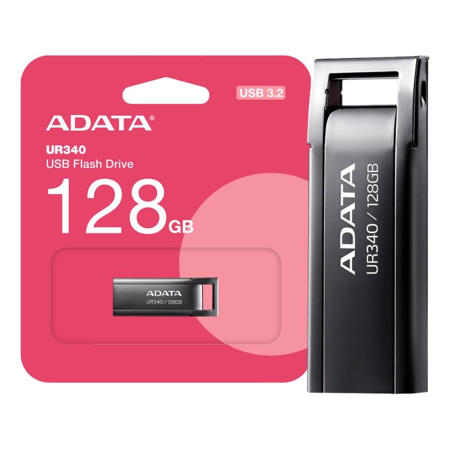 Memoria USB ADATA 128GB-UR340 USB3.2 PLATA