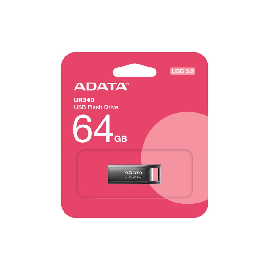 Memoria USB ADATA 64GB-UR340 USB3.2 PLATA
