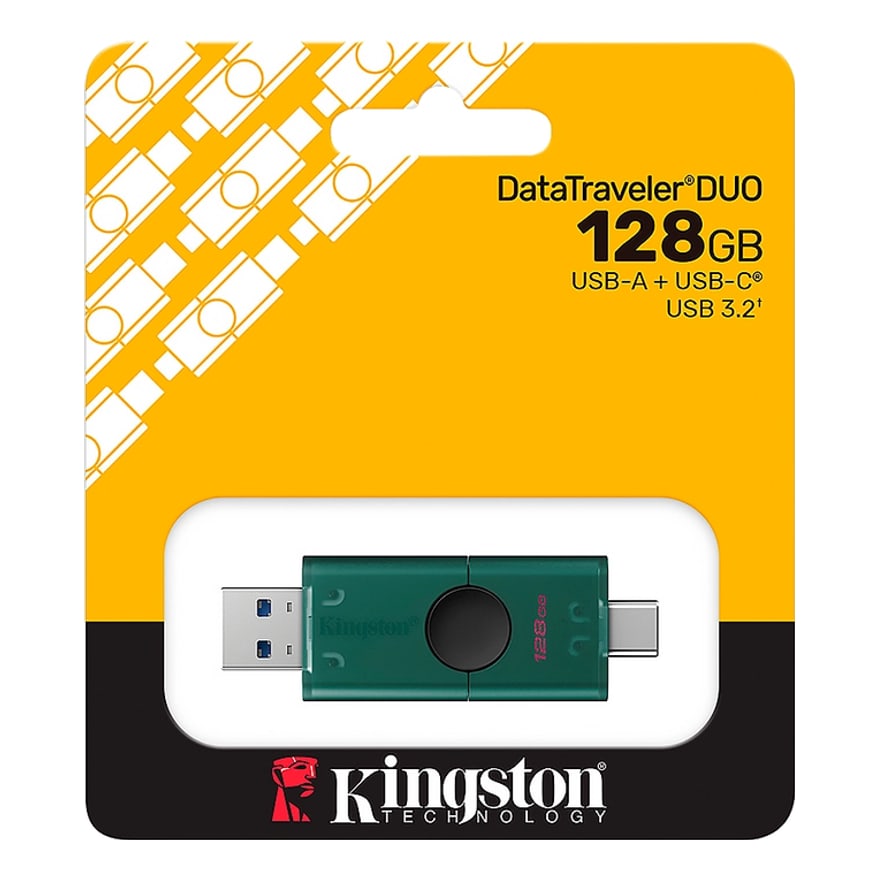 Memoria USB KINGSTON 128GB DataTraveler DUO USB-A USB-C Tapa Deslizante