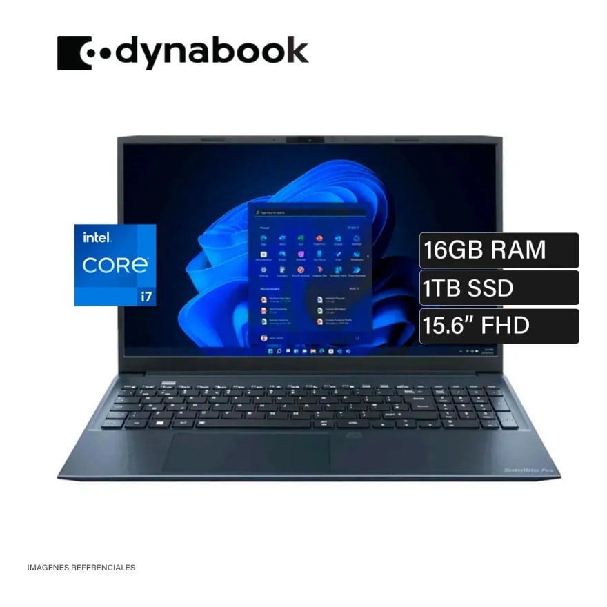 Laptop DYNABOOK Satellite Pro C50-K Intel i7-1355U 16GB-DDR4 512GB 15.6Inch HDMI 4USB Free-Dos Blue 1y
