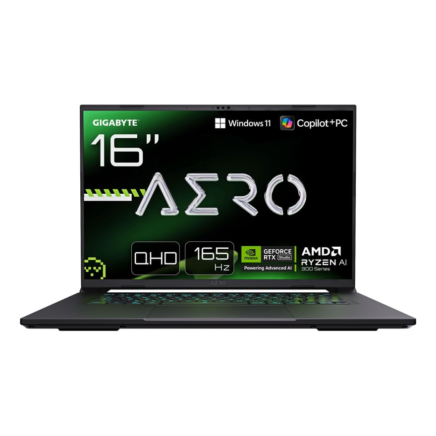 Laptop GIGABYTE AERO X16 AMD Ryzen AI 7 350 16GB-DDR5 1TB-SSD 16Inch RTX-5070-8GB Win11-H Gray