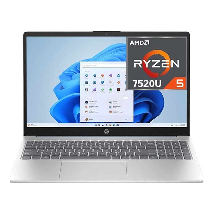 Laptop HP 15-fc0256la AMD Ryzen 5 7520U 16GB 512GB 15.6Inch HDMI USB-C 2USB-A FreeDos-SL-BLUE