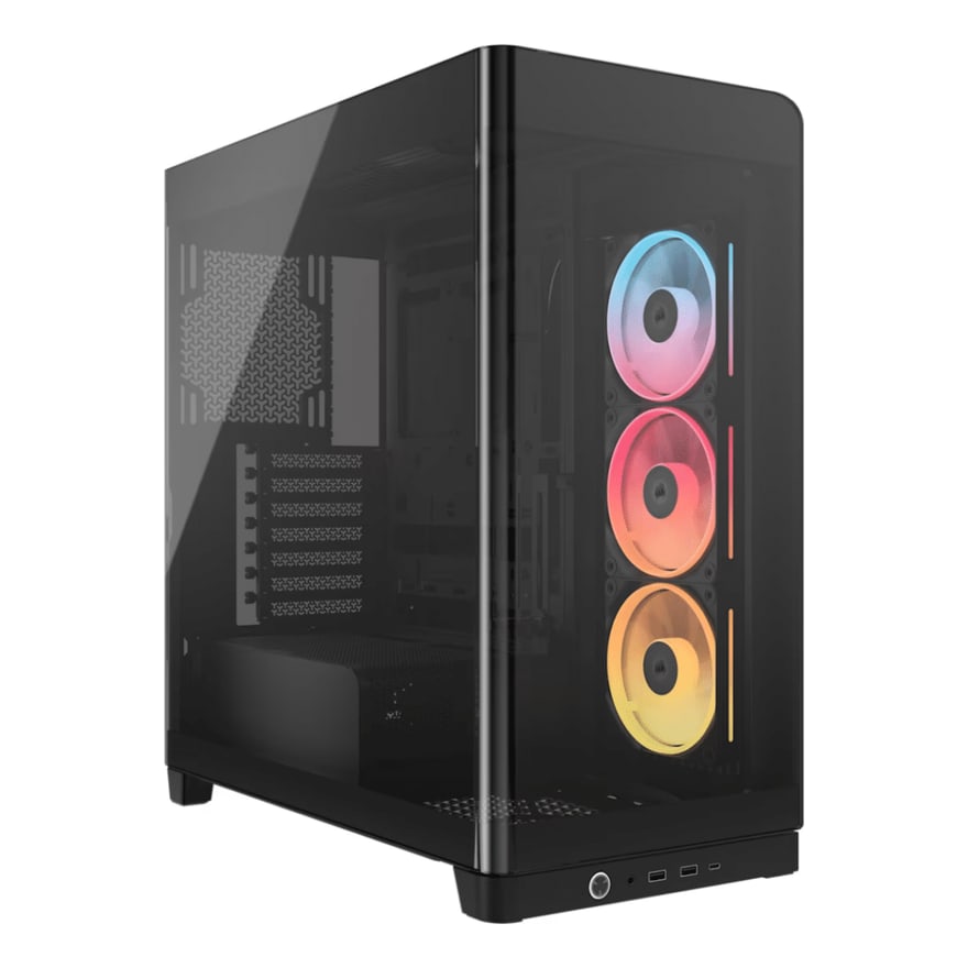 Case CORSAIR ATX 4500X LX-R RGB iCUE LINK Panoramic Glass 2USB3.2 HD-Audio Mid-Tower White