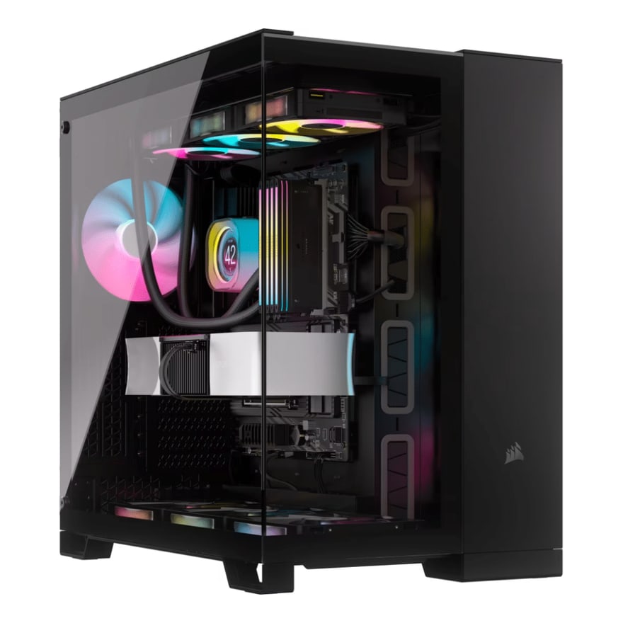 Case CORSAIR ATX iCUE LINK 6500X RGB 3VEN. SYSTEM-HUB DOS-CAMARAS WHITE