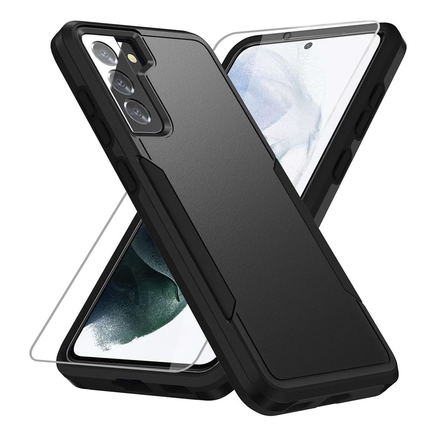 Case PROTECTOR SAMSUNG TRANSPARTENTE FOR GALAXY S21 PLUS NEGRO