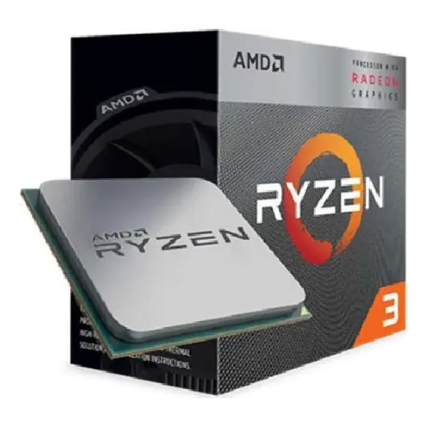 Procesador AMD AM4 RYZEN 3 3200G 3.6GHZ 4 CORE 4 HILOS 4MB CACHE 65W 12NM GRAFICOS VEGA 8 BOX
