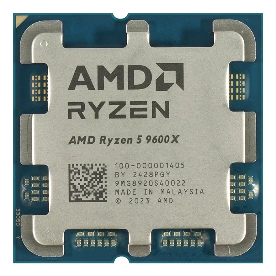 Procesador AMD AM5 RYZEN 5 9600X 3.9GHZ 6CORE 12HILOS DDR5-192GB L3-32MB 65W NO.INLC. COOLER