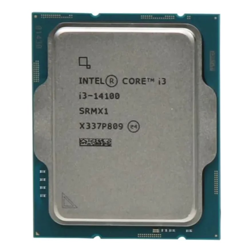 Procesador INTEL CORE I3-14100 14GEN 3.50-4.70GHZ 4NUCLEOS 8HILOS 12MB DDR5-4800 UHD730 LGA1700