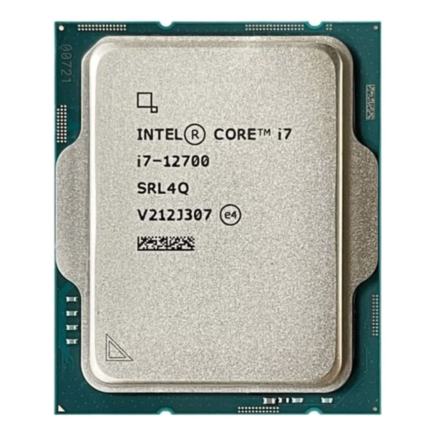 Procesador INTEL CORE I7-12700 12GEN 2.10-4.90GHZ 12NUCLEOS 20HILOS 25MB DDR4 3200 UHD770 LGA1700