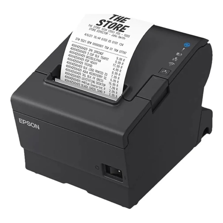 IMPRESORA EPSON TERMICA TM-T88VII-052 ETHERNET + USB NEGRO (C31CJ57052)