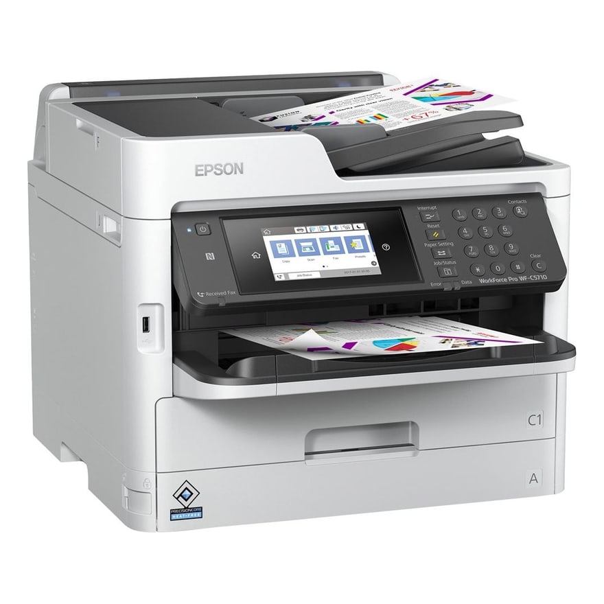 Impresora EPSON WorkForce C-5810 Color Multifuncional 24ppm ADF Wifi Ethernet Duplex