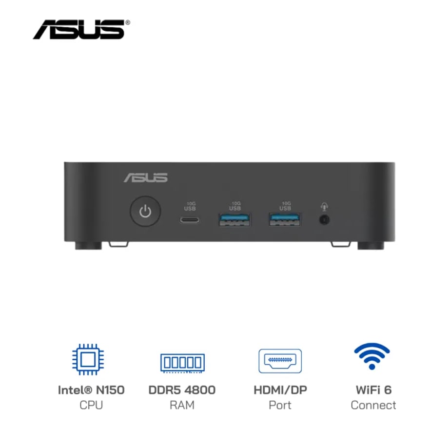 NUC ASUS 14 Essential INTEL N150 EXP-DDR5-4800 A 16GB M.2 WIFI HDMI LAN USB-C USB-A