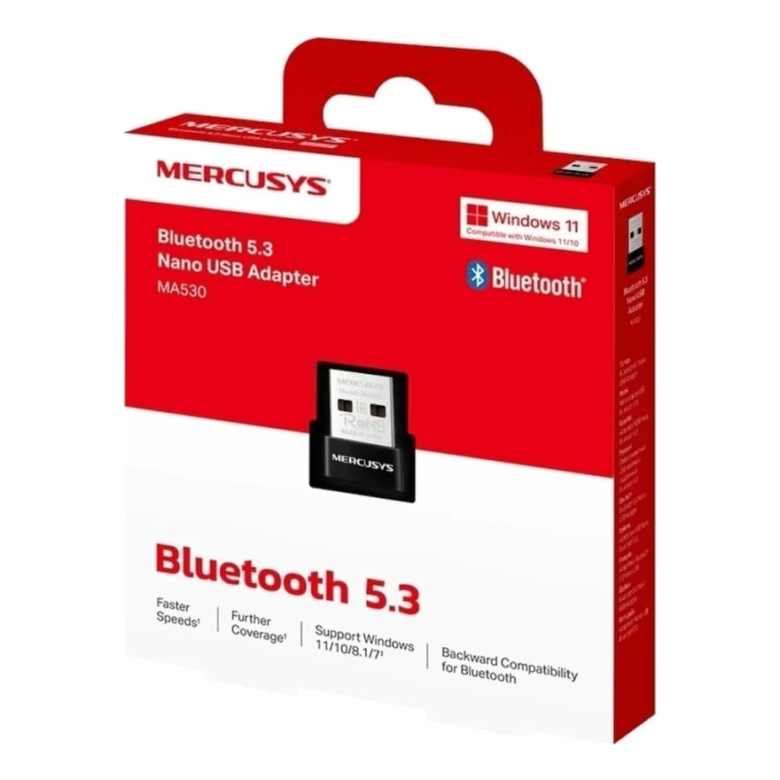 ADAPTADOR NANO MERCUSYS USB Bluetooth 5.3