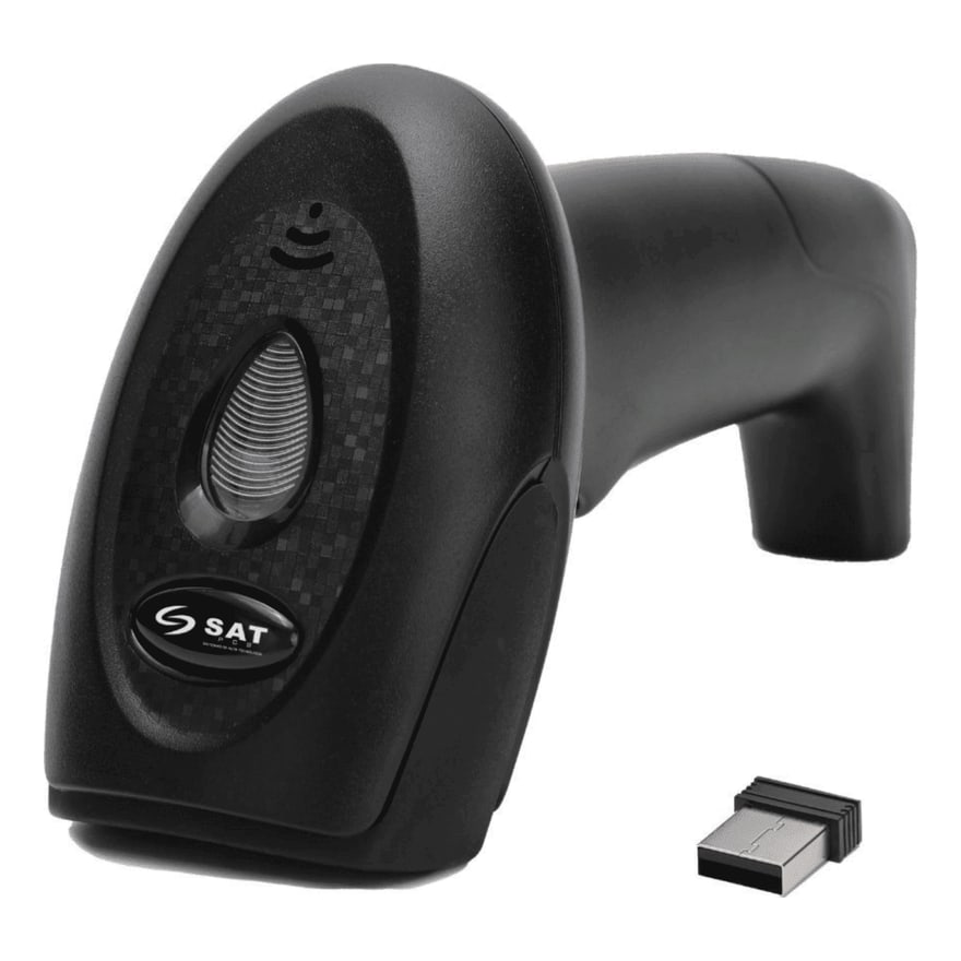 Lector de Codigo de Barras SAT LI102N Plus 270mm-s 1D USB Negro