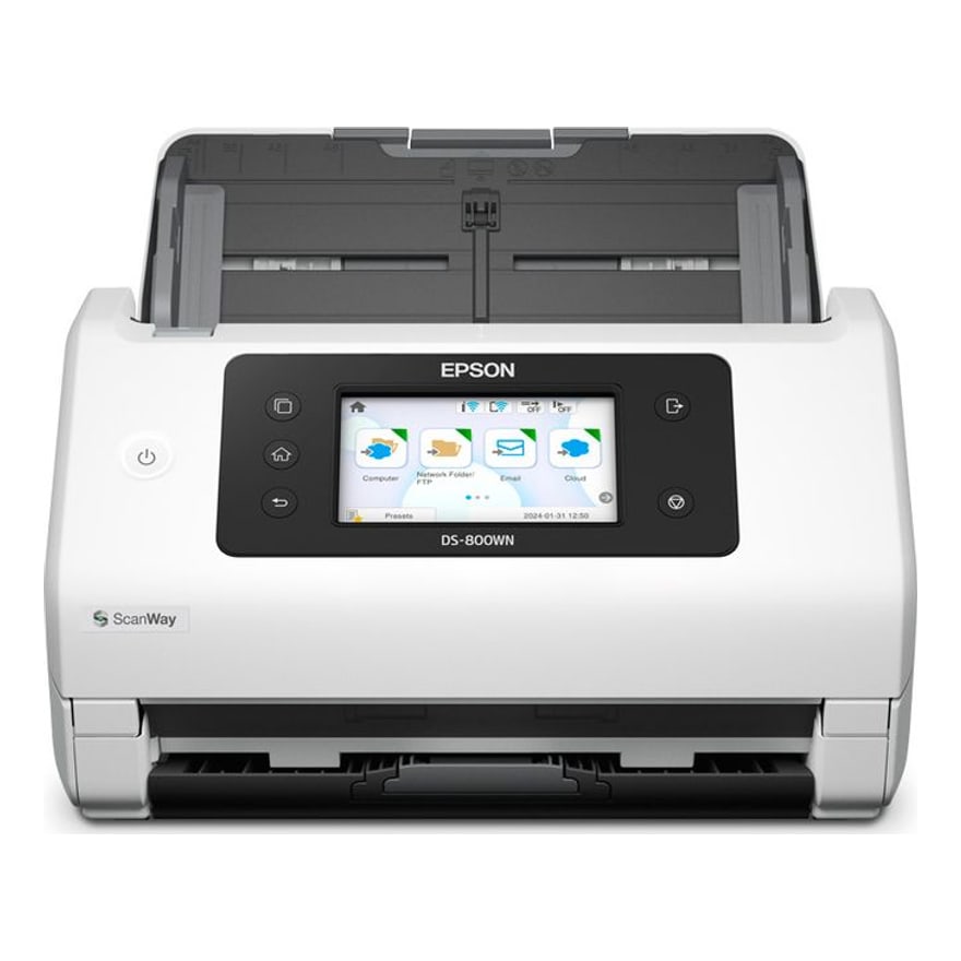 SCANNER EPSON DS-800WN WIRELESS NETWORK COLOR DOCUMENT