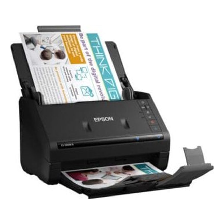 SCANNER EPSON ES-500WII 600-1200dpi WiFi USB. MOD. ROJO. OPC.. ADF 35ppm-Duplex 70ipm
